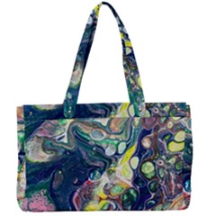 Paint Acrylic Paint Art Colorful Canvas Work Bag by Pakrebo