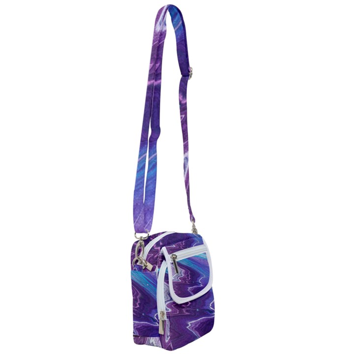 Color Acrylic Paint Art Painting Art Shoulder Strap Belt Bag