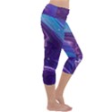 Color Acrylic Paint Art Painting Art Capri Yoga Leggings View3