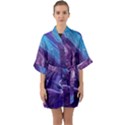 Color Acrylic Paint Art Painting Art Quarter Sleeve Kimono Robe View1