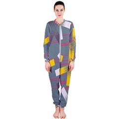 Background Abstract Non Seamless Onepiece Jumpsuit (ladies)  by Pakrebo