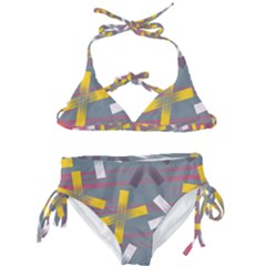 Background Abstract Non Seamless Kids  Classic Bikini Set by Pakrebo