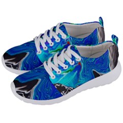 Paint Acrylic Paint Art Colorful Blue Men s Lightweight Sports Shoes by Pakrebo