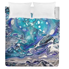 Paint Acrylic Paint Art Colorful Duvet Cover Double Side (queen Size) by Pakrebo