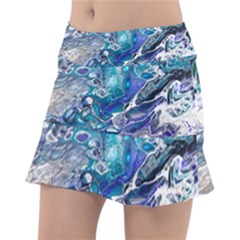 Paint Acrylic Paint Art Colorful Tennis Skirt