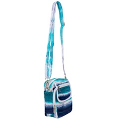 Color Acrylic Paint Art Painting Shoulder Strap Belt Bag by Pakrebo