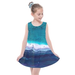 Color Acrylic Paint Art Painting Kids  Summer Dress by Pakrebo