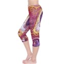 Paint Acrylic Paint Art Colorful Capri Leggings  View3