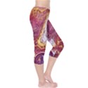 Paint Acrylic Paint Art Colorful Capri Leggings  View4