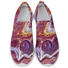 Paint Acrylic Paint Art Colorful Men s Slip On Sneakers by Pakrebo