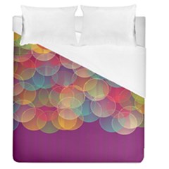 Background Circles Abstract Duvet Cover (queen Size) by Pakrebo