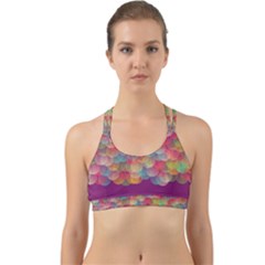 Background Circles Abstract Back Web Sports Bra by Pakrebo