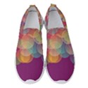 Background Circles Abstract Women s Slip On Sneakers View1