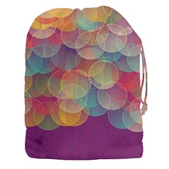 Background Circles Abstract Drawstring Pouch (xxxl) by Pakrebo