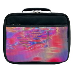 Purple Red Abstract Pool Lunch Bag by bloomingvinedesign