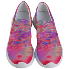 Purple Red Abstract Pool Women s Lightweight Slip Ons by bloomingvinedesign