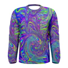 Abstractwithblue Men s Long Sleeve Tee