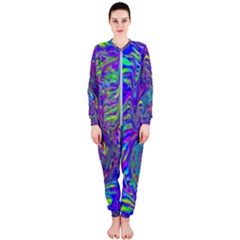 Abstractwithblue Onepiece Jumpsuit (ladies) 