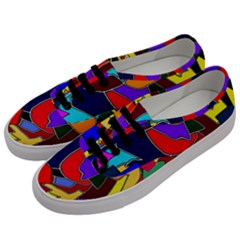 Crazycolorabstract Men s Classic Low Top Sneakers