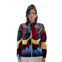 Moonscape Women s Hooded Windbreaker