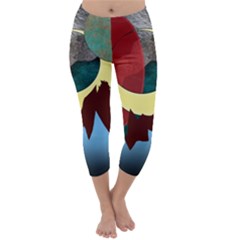 Moonscape Capri Winter Leggings 