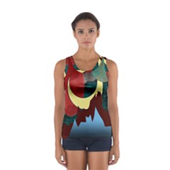 Moonscape Sport Tank Top 