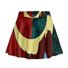 Moonscape Mini Flare Skirt