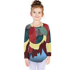 Moonscape Kids  Long Sleeve Tee