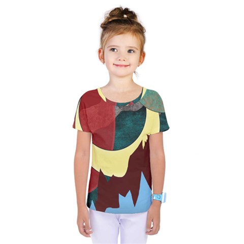 Moonscape Kids  One Piece Tee by bloomingvinedesign