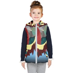 Moonscape Kids  Hooded Puffer Vest