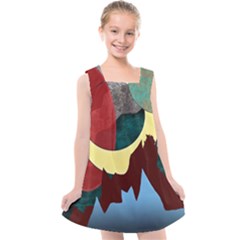 Moonscape Kids  Cross Back Dress