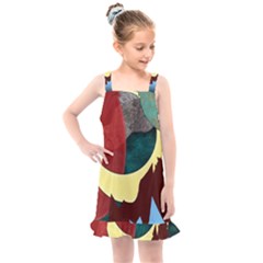 Moonscape Kids  Overall Dress