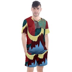 Moonscape Men s Mesh Tee and Shorts Set