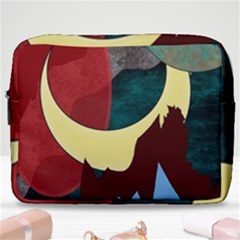 Moonscape Make Up Pouch (large) by bloomingvinedesign