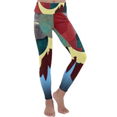 Moonscape Kids  Lightweight Velour Classic Yoga Leggings