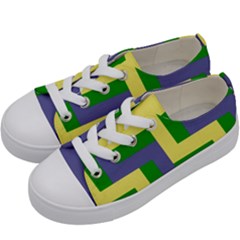 Seamless Background Pattern Kids  Low Top Canvas Sneakers by Pakrebo