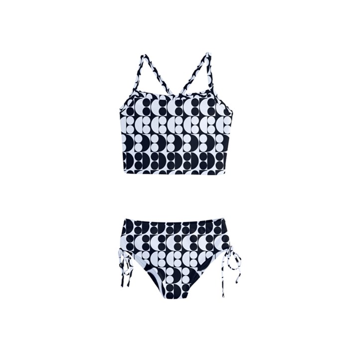 Seamless Pattern Wallpaper Girls  Tankini Swimsuit