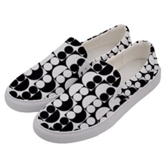 Seamless Pattern Wallpaper Men s Canvas Slip Ons by Pakrebo