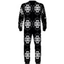 Ornament Flowers Seamless Geometric OnePiece Jumpsuit (Men)  View2