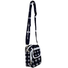 Ornament Flowers Seamless Geometric Shoulder Strap Belt Bag by Pakrebo