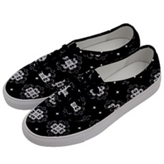 Ornament Flowers Seamless Geometric Men s Classic Low Top Sneakers by Pakrebo