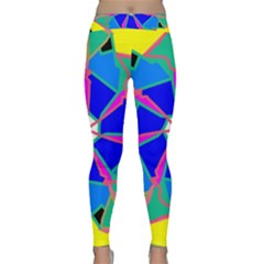 Mandala Wheel Pattern Ornament Classic Yoga Leggings by Pakrebo