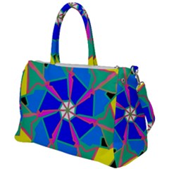 Mandala Wheel Pattern Ornament Duffel Travel Bag by Pakrebo