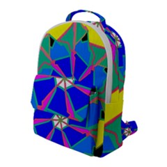 Mandala Wheel Pattern Ornament Flap Pocket Backpack (large) by Pakrebo