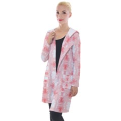 Seamless Wallpaper Butterfly Hooded Pocket Cardigan by Pakrebo