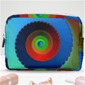 Fractal Spiral Curve Helix Make Up Pouch (Medium) View1