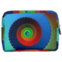 Fractal Spiral Curve Helix Make Up Pouch (Medium) View2