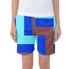 Abstract Background Abstraction Women s Basketball Shorts