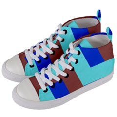 Abstract Background Abstraction Women s Mid-top Canvas Sneakers by Pakrebo