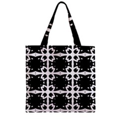 Seamless Pattern Design Ornament Zipper Grocery Tote Bag by Pakrebo